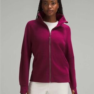 Lululemon Scuba Oversized Funnel-Neck Full Zip Long Sweatshirt~ Deep Luxe